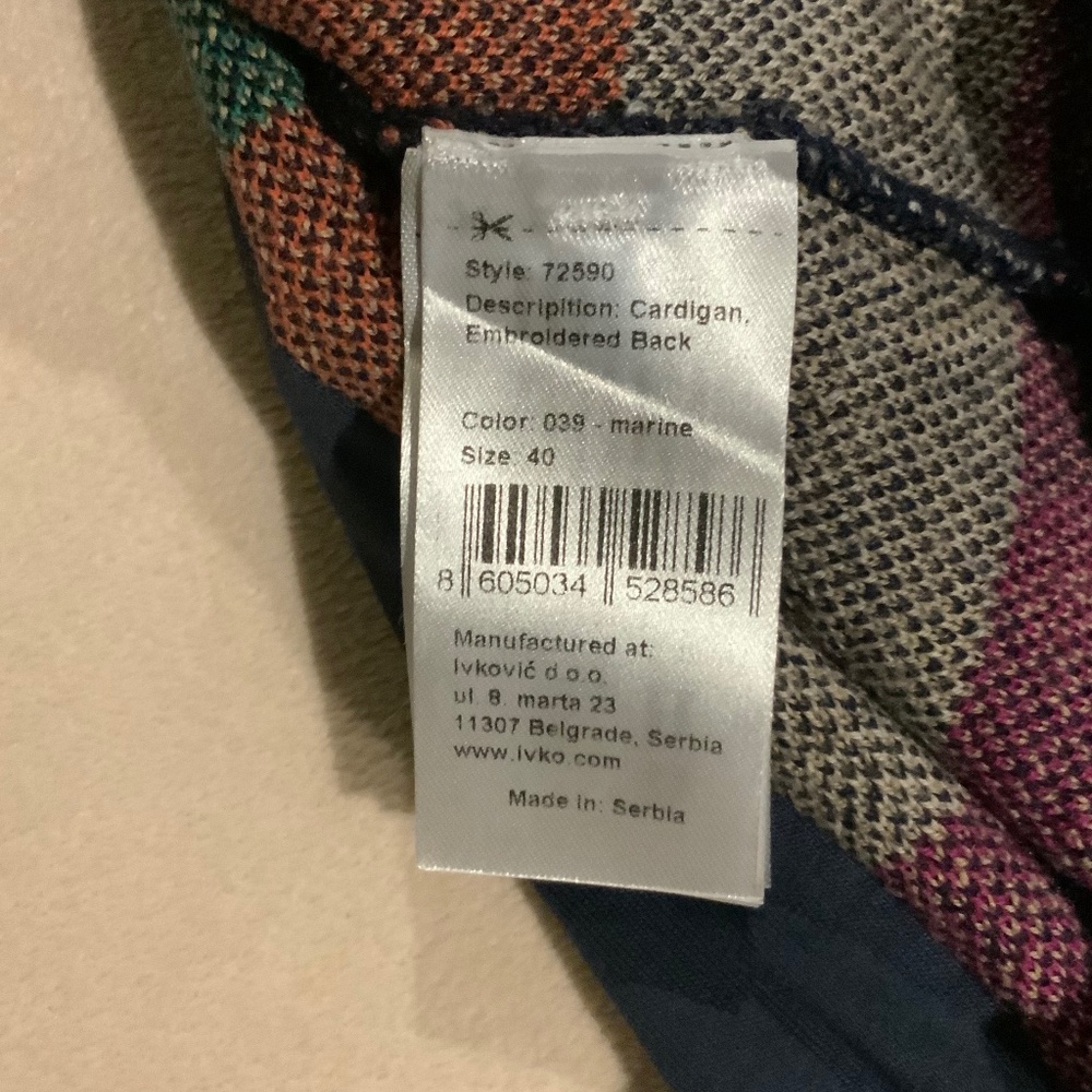 Ivko Sundance 40 Embroidered Jacket Women’s Scandi Cottagecore Officecore - Picture 8 of 9